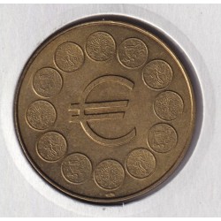 Dept7516 - 4 Monuments Paris et logo euro - 1999 - Thomas cook 2