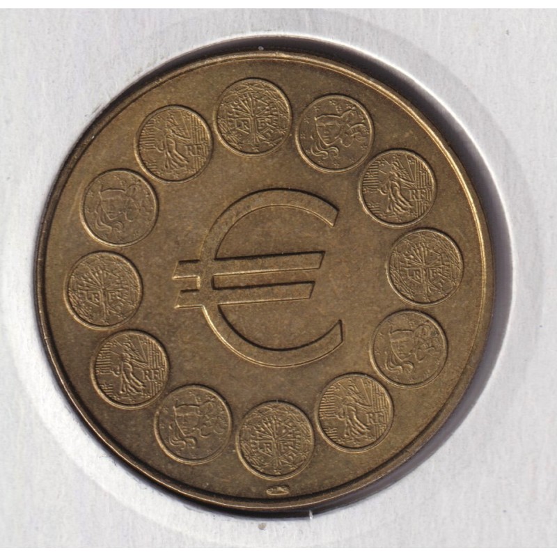 Dept7516 - 4 Monuments Paris et logo euro - 1999 - Thomas cook