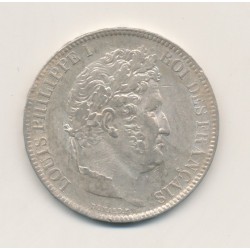 5 Francs Louis philippe I - 1831 W Lille - Tranche en relief