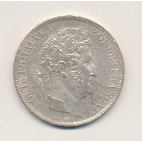 5 Francs Louis philippe I - 1831 W Lille - Tranche en relief
