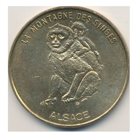 Dept67 - la montagne des singes N°1 - face simple - 1999