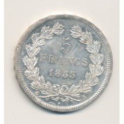 5 Francs Louis philippe I - 1833 A paris 2