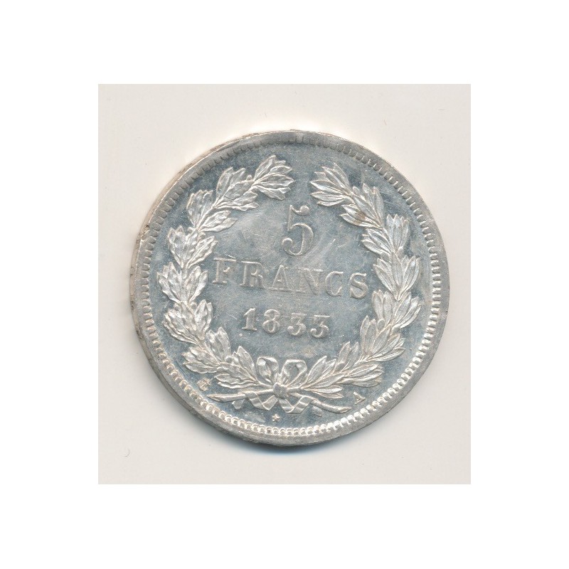 5 Francs Louis philippe I - 1833 A paris