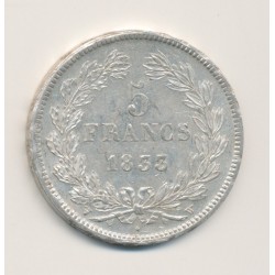 5 Francs Louis philippe I - 1833 W Lille 2