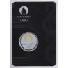 Blister noir - Jeux Olympiques Paris 2024 - Emblème JO - en couleur 