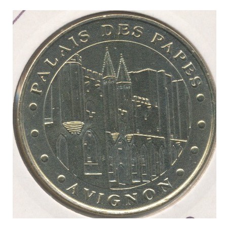 Dept84 - Palais des papes - face cerclée - 2000 - Avignon