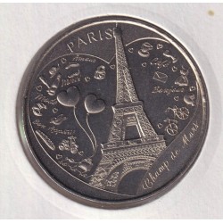 Dept7506 - Tour Eiffel et coeurs - Hotel de la monnaie Paris - blanche