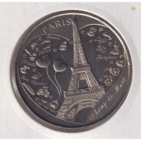 Dept7506 - Tour Eiffel et coeurs - Hotel de la monnaie Paris - blanche