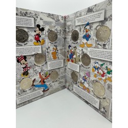 Livret album avec 10 Médailles - Disney - Monnaie de Paris