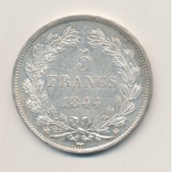 5 Francs Louis philippe I - 1844 BB Strasbourg 2