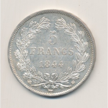 5 Francs Louis philippe I - 1844 BB Strasbourg