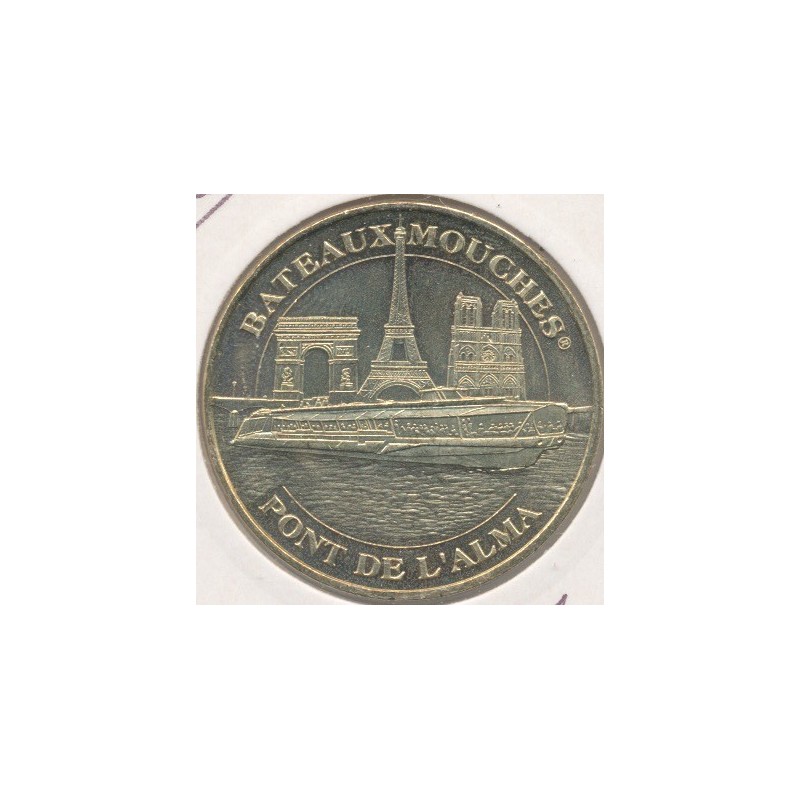 Dept7508 - Bateaux mouches - pont de l'alma - 2008 - Paris