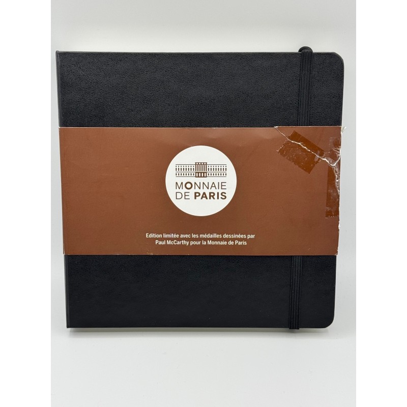 Coffret Moleskine 9 Médailles - Exposition Paul Mc Carthy - 2014 - Monnaie de Paris 