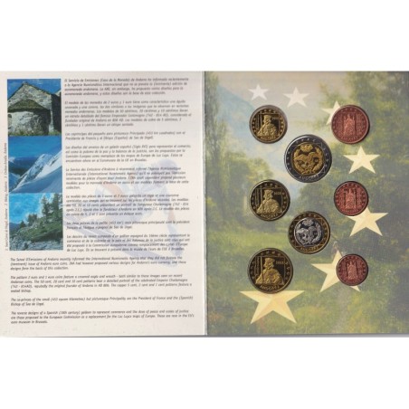 Essai - Coffret Andorre 2003 - 8 monnaies