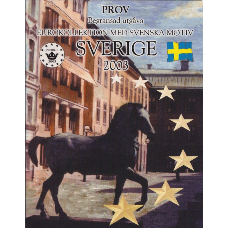 Essai - Coffret Suède 2003 - 8 monnaies