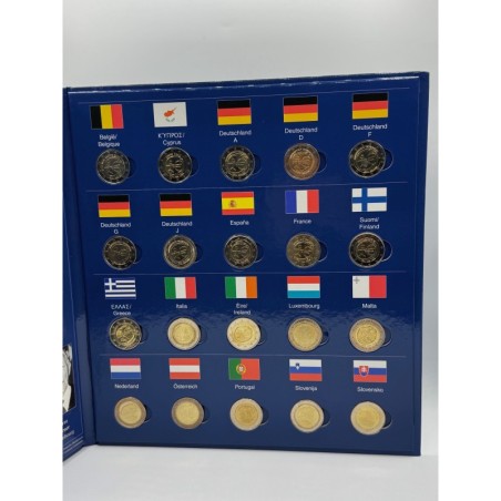 Série complète - 2 Euro 2009 - 10e anniversaire UEM - 20 pièces + Livret album
