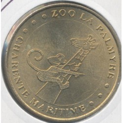 Dept17 - Zoo la Palmyre - Girafe et mascotte 2001