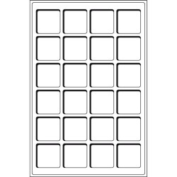 Plateaux TAB 24 Cases 47x47mm