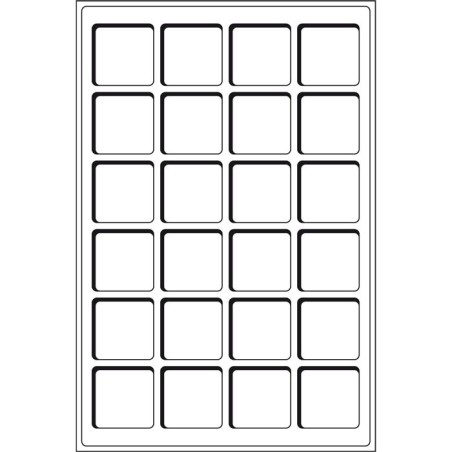Plateaux TAB 24 Cases 47x47mm
