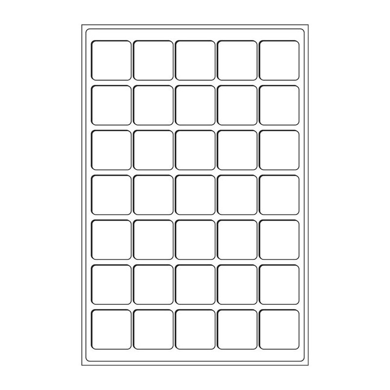 Plateaux TAB 35 Cases 39x39mm