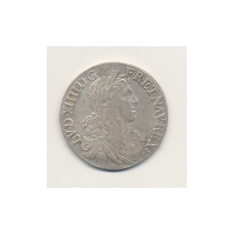 Louis XIV - 1/2 écu buste juvénile - 1661 Rennes
