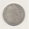 Louis XIV - 1/2 écu buste juvénile - 1661 Rennes