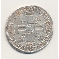 Louis XIV - 1/2 écu aux 8L - 1690 D Lyon 2