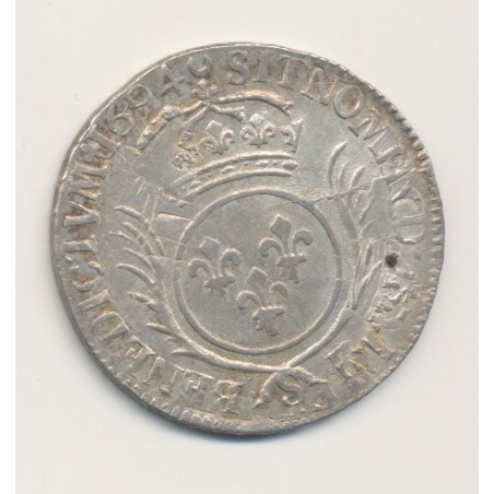 Louis XIV - 1/2 écu aux palmes - 1694 S Reims