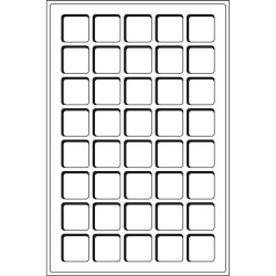 Plateaux TAB 40 Cases 33x33mm