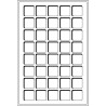 Plateaux TAB 40 Cases 33x33mm