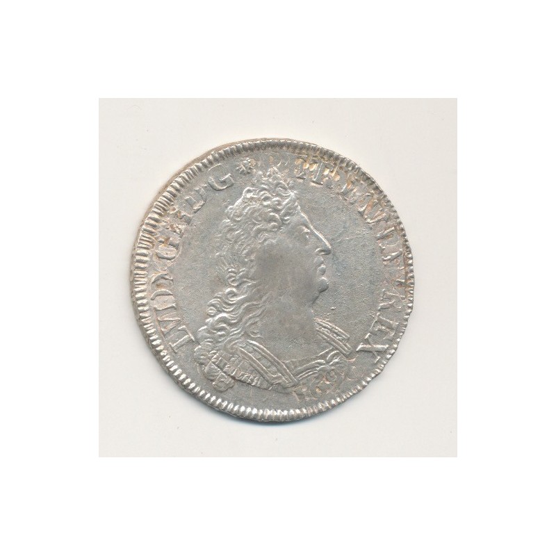 Louis XIV - 1/2 écu aux palmes - 1697 A Paris