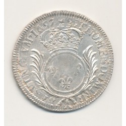 Louis XIV - 1/2 écu aux palmes - 1697 A Paris 2