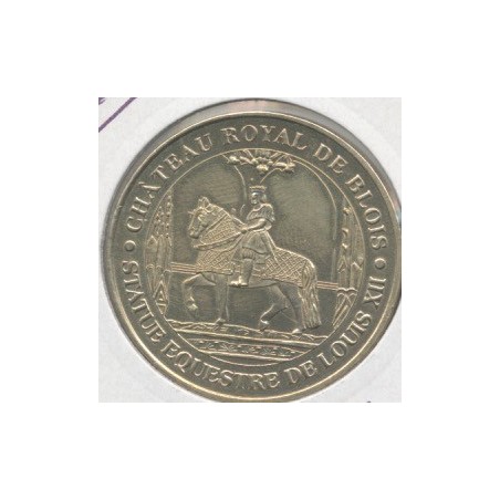 Dept41 - Chateau royal de Blois - statue équestre Louis XII - 2005H