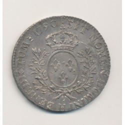 Louis XVI - 1/2 écu aux lauriers - 1790 H La Rochelle 2