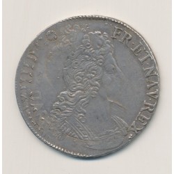 Louis XIV - Écu aux 8L - 1701 H La Rochelle
