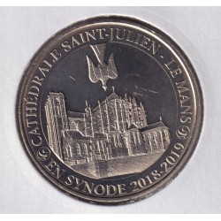 Dept72 - Cathédrale St julien - 2019 blanche - En synode 2018-2019 - Le mans 
