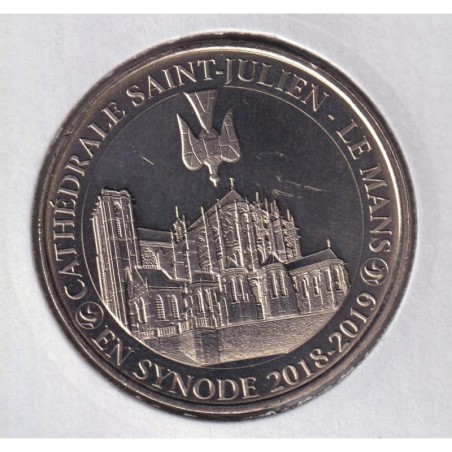 Dept72 - Cathédrale St julien - 2019 blanche - En synode 2018-2019 - Le mans 