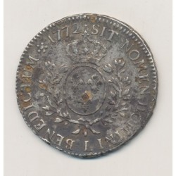 Louis XV - Écu à la vieille tête - 1772 L Bayonne 2