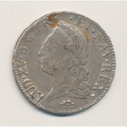 Louis XV - Écu à la vieille tête - 1772 N Montpellier