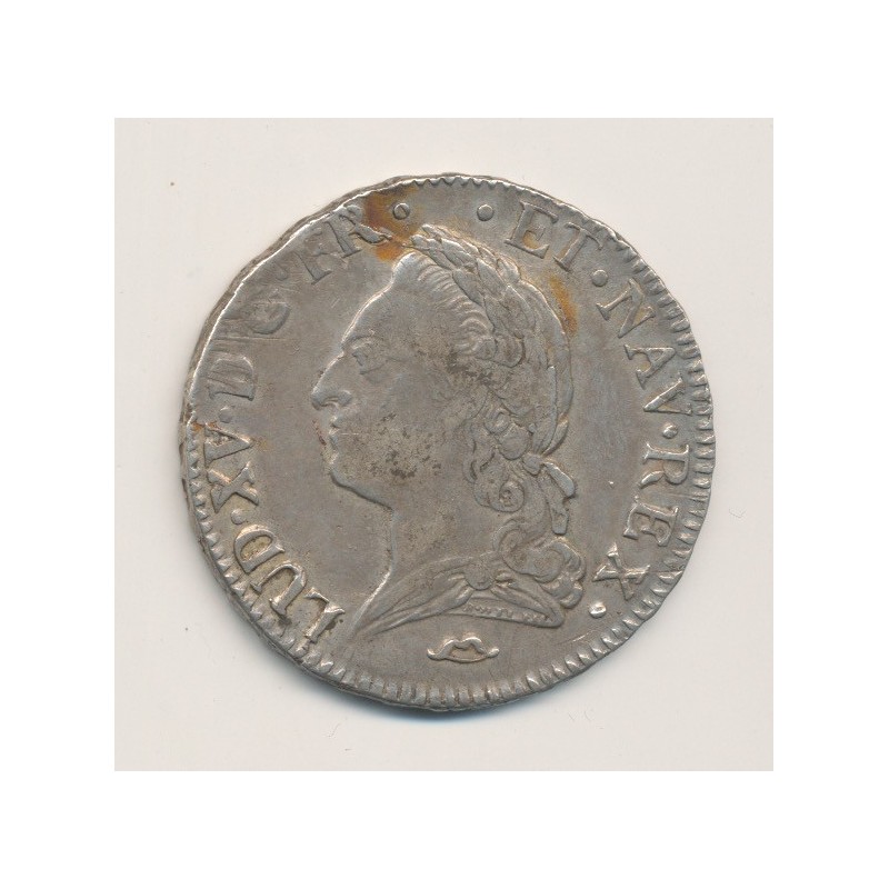 Louis XV - Écu à la vieille tête - 1772 N Montpellier
