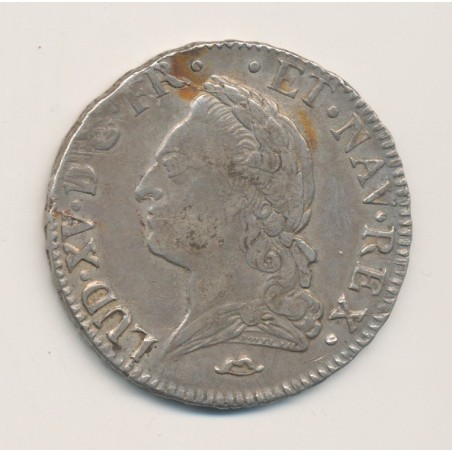 Louis XV - Écu à la vieille tête - 1772 N Montpellier