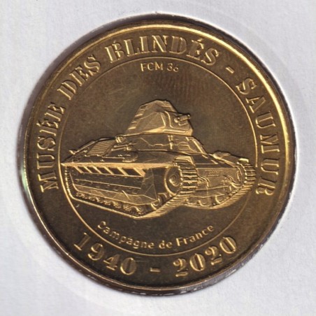 Dept49 - Musée des blindés N°10 - 2020 - FCM36 - Saumur