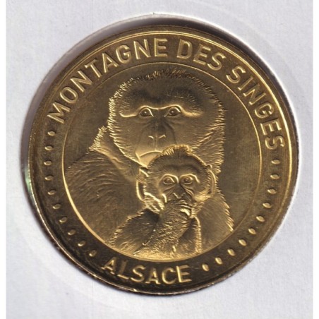 Dept67 - La montagne des singes - Mère et bébé singe 4 - 2020 - Kintzheim