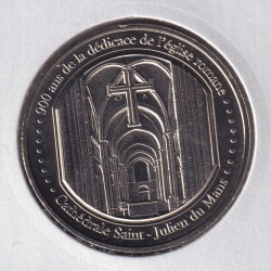 Dept72 - Cathédrale St julien - 2020 blanche - 900 ans de la Dédicace de l'église romane - Le mans 