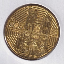 Dept80 - Cathédrale N°3 – 800 ans - 2020 Revers MDP et Monum - Amiens