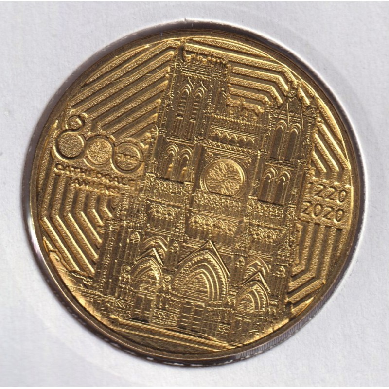 Dept80 - Cathédrale N°3 – 800 ans - 2020 Revers MDP et Monum - Amiens