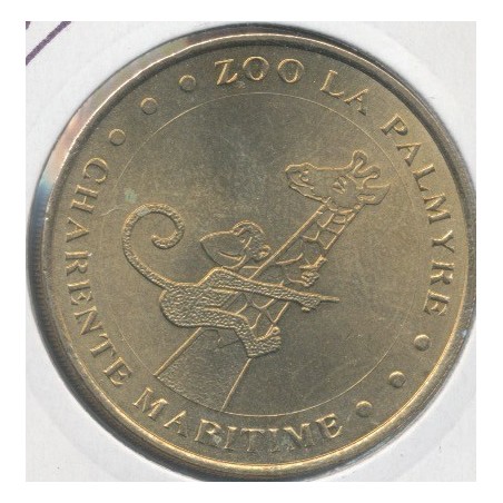 Dept17 - Zoo la Palmyre - Girafe et mascotte 2001