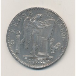 Écu de 6 livres - 1792 A Paris - constitution 2