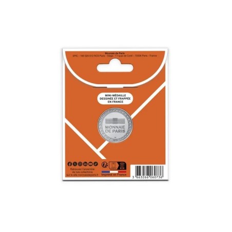 Dept7516 - Médaille Roland Garros 2025 - en couleur - Monnaie de Paris