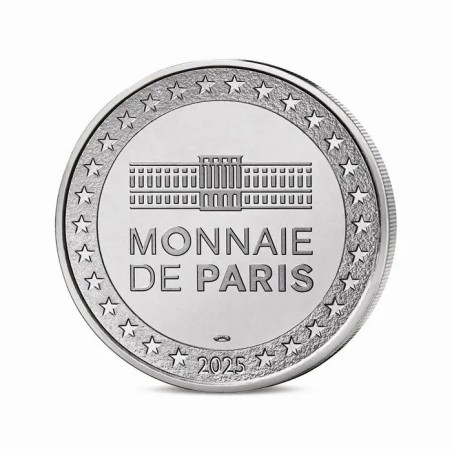 Dept7516 - Médaille Roland Garros 2025 - en couleur - Monnaie de Paris